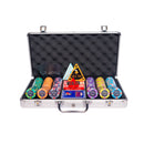 skyline 300 poker set, colorful poker chips, Poker cards, Dealer button and Poker case