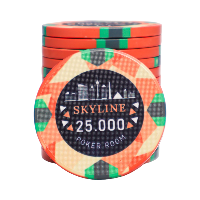 Skyline Ceramic Poker Chip 25.000