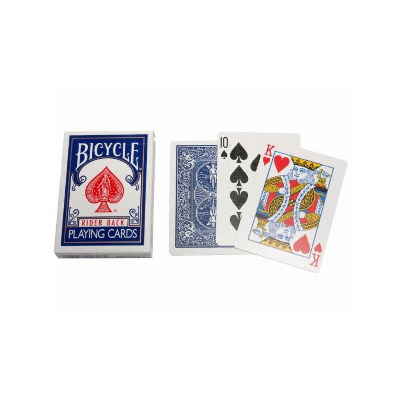 Poker Cards Bicycle Paper Blue 2 Index