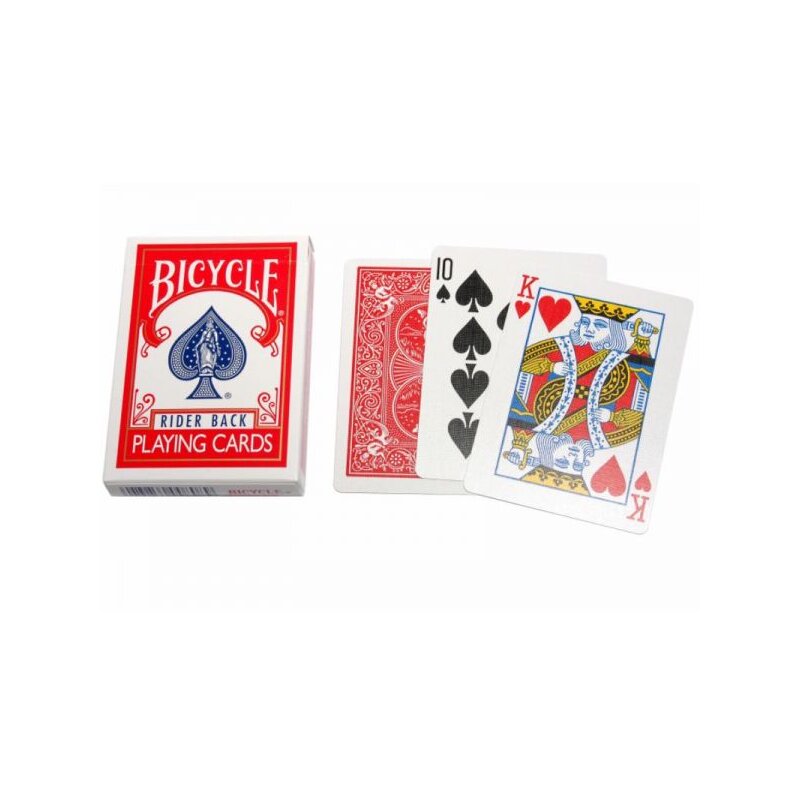 Poker Cards Bicycle Paper Red 2 Index