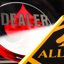 Dealer Button Red Spade