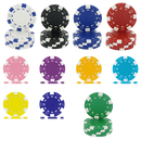 colorful the dice abs chips 500