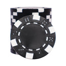 The Dice Poker Chip Black