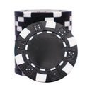 The Dice Pokerchip Zwart