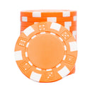 The Dice Poker Chip Orange