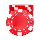 The Dice Poker Chip Red
