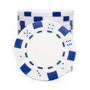 The Dice Poker Chip White