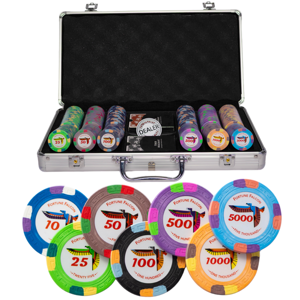 The Falcon Poker Set 300 | Poker Merchant