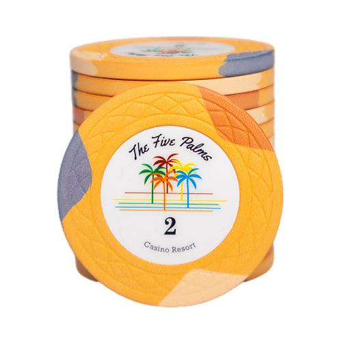 The Five Palms Poker Chip 2