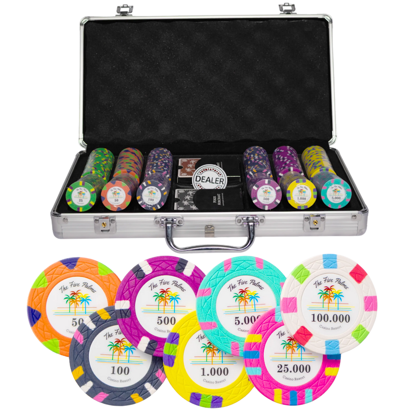 The Five Palms Poker Set 300