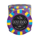Le jeton de poker Noir 100000