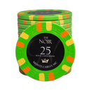Le jeton de poker noir 25