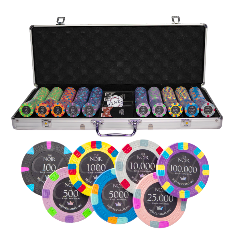 The Noir Poker Set 500