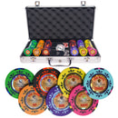 the nuts 300 poker set, poker chips, poker cards, dealer button and poker case