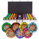 the nuts 750 poker set, poker chips, poker cards, dealer button and poker case