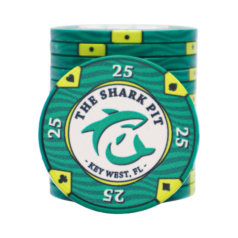 The Shark Pit Poker Chip 25