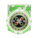ultimate poker chip 25000 green white