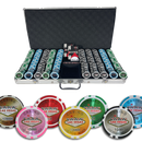 preview vegas nevada poker set 750, overview of our colorful poker chips, poker cards and a dealer button
