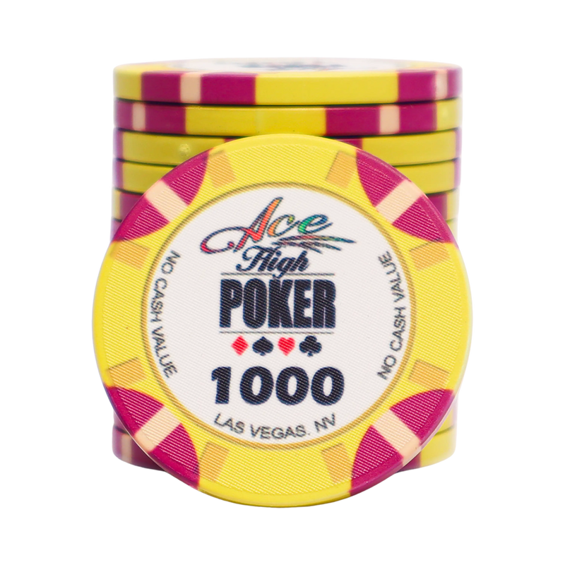 WSOP Ace High Poker Chip 1000