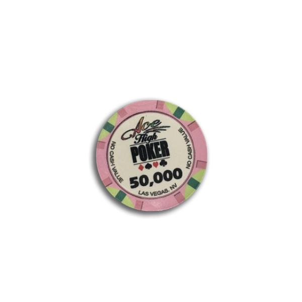 WSOP Ace High Poker Chip 50.000