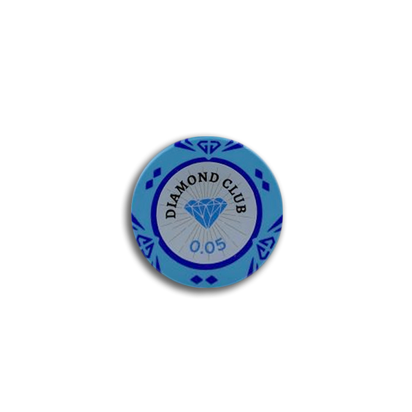 Diamond Club Poker Chip 0.05