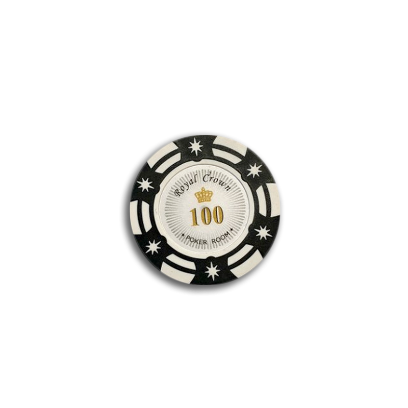 Royal Crown Poker Chip 100