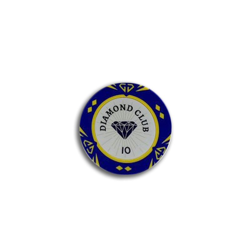 Diamond Club Poker Chip 10