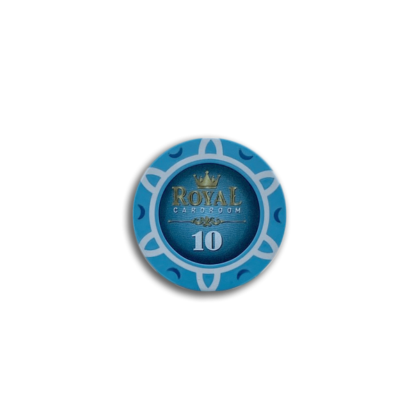 Royal Cardroom Poker Chip 10