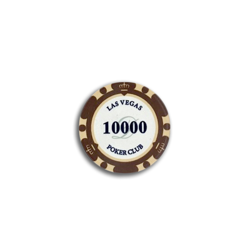 Ceramic Las Vegas Poker Chip 10.000