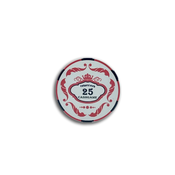 Ceramic Crown Poker Chip 25