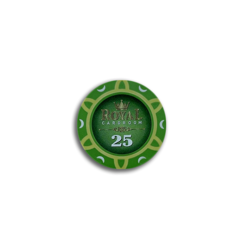 Royal Cardroom Poker Chip 25