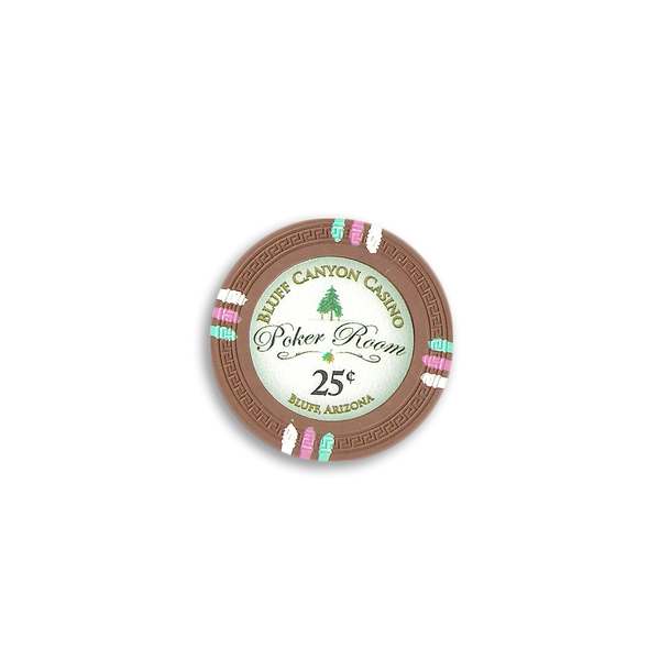 Bluff Canyon Poker Chip 25 Cents