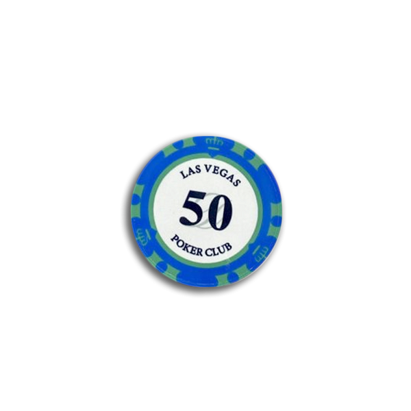 Ceramic Las Vegas Poker Chip 50