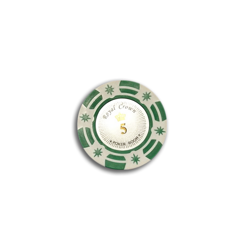 Royal Crown Poker Chip 5