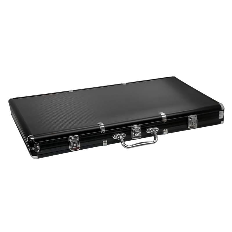 Poker Case Aluminium Black 750