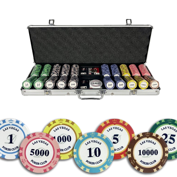 Poker Set Las Vegas Ceramic 500