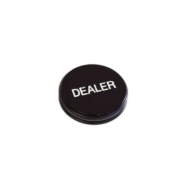 Dealer Button Puck Zwart & Wit