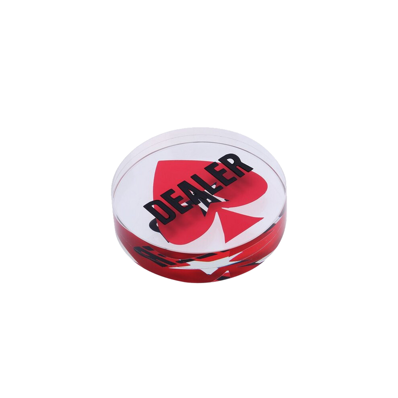 Dealer Button Red Spade