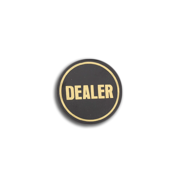 Dealer Button Black