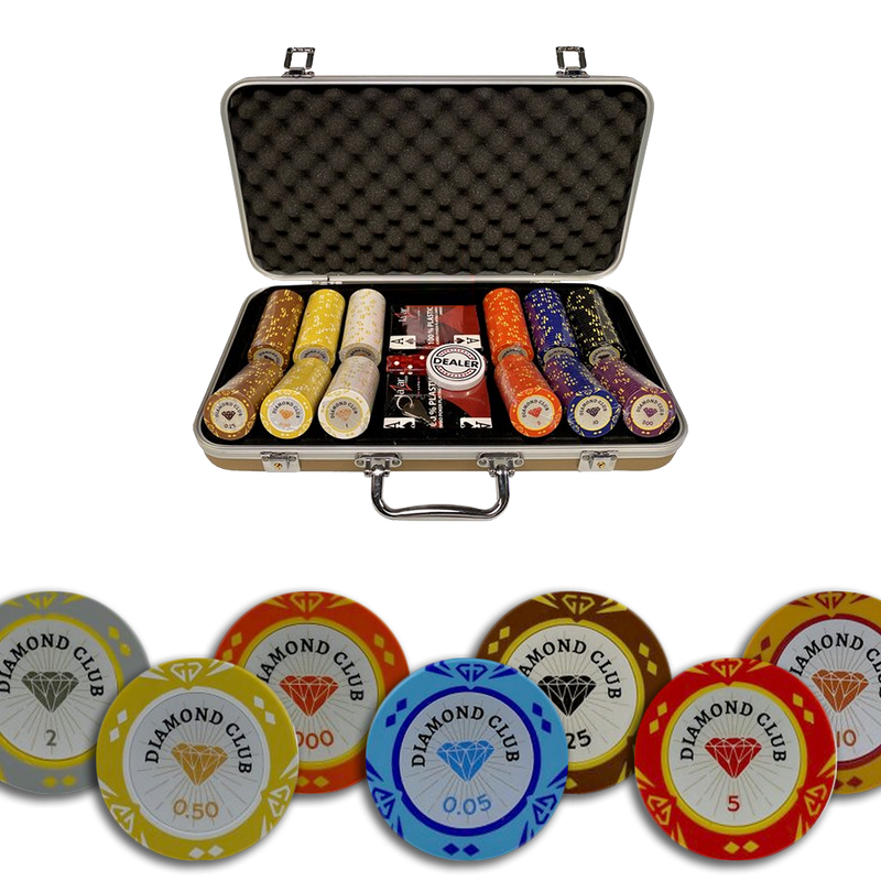 Poker Set Diamond Club Cash Game 300