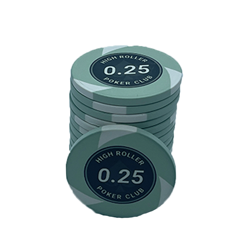 High Roller Poker Chip 0.25