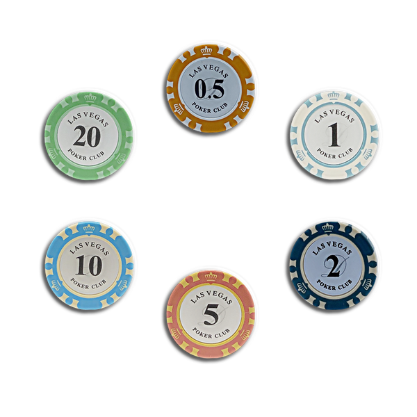 Poker Chips Set Vegas Poker Club 750