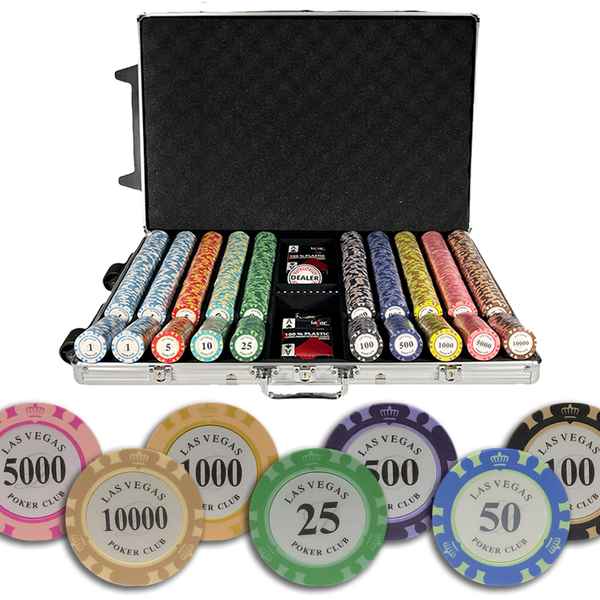 Poker Set Las Vegas Poker Club Tournament 1000