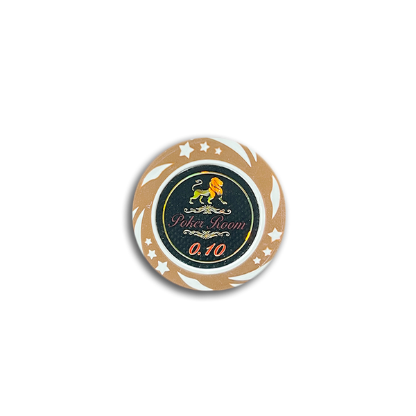 Lion Poker Room Poker Chip 0.10