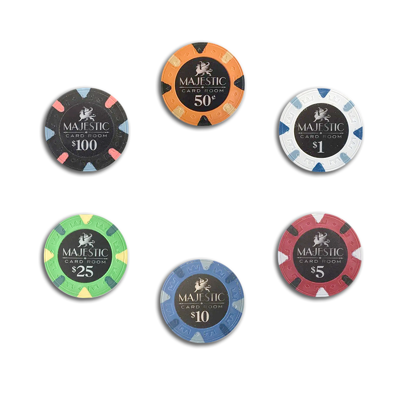 Poker Chips Set Majestic 1000