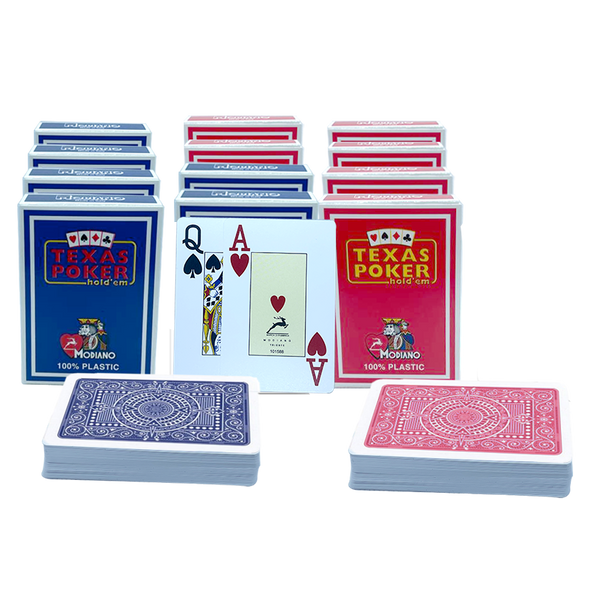Poker Cards Modiano Plastic 2 Index 12pcs