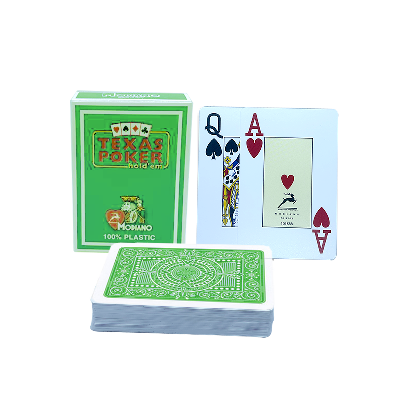 Modiano Playing Cards Plastic Light Green 2 Index