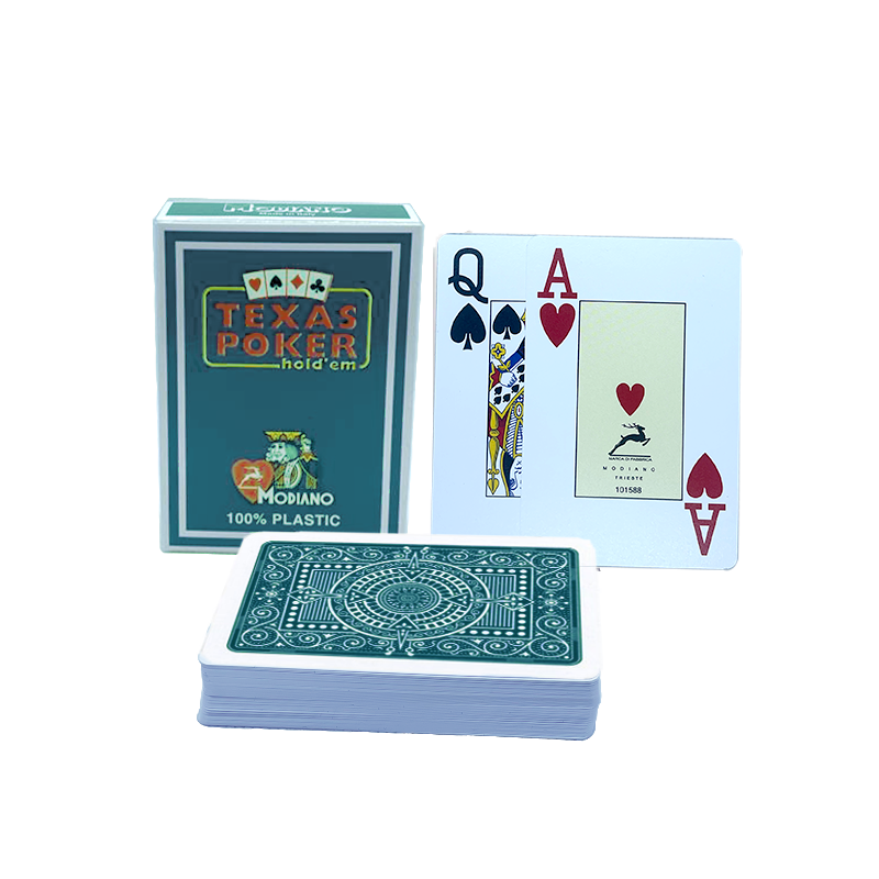 Modiano Playing Cards Plastic Turquoise 2 Index