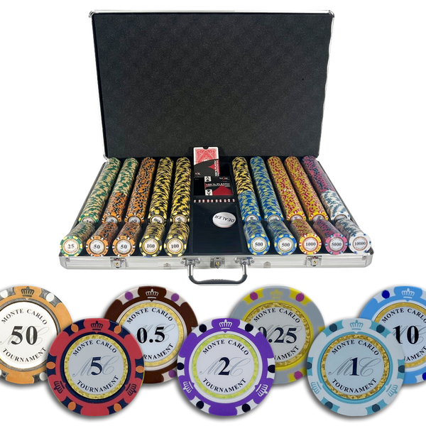 Poker Set Monte Carlo Cash Game 1000