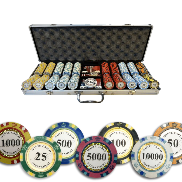 Poker Set Monte Carlo Tournament 500
